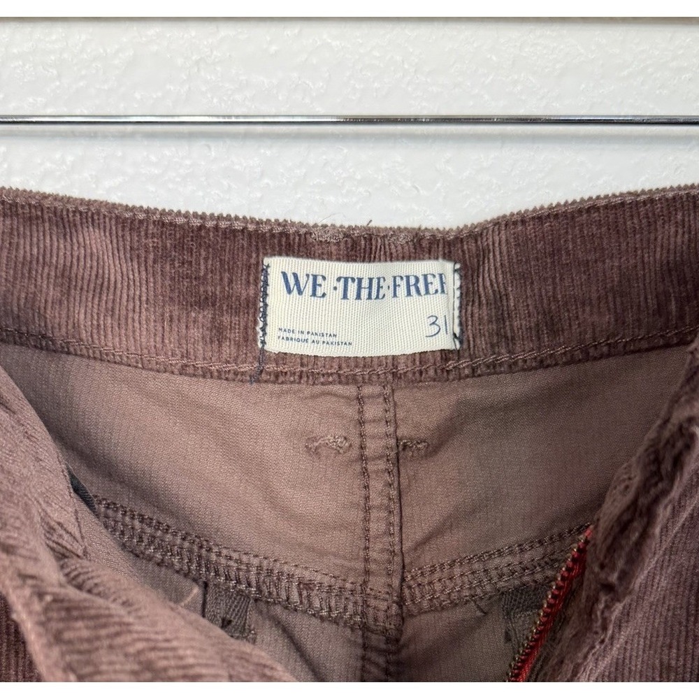Free People NEW We The Free Risk Taker High Rise Straight Corduroy Pant Size 31 - Picture 4 of 15